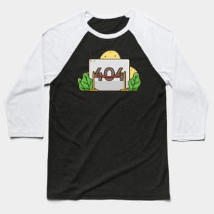 404 error page Baseball T-Shirt